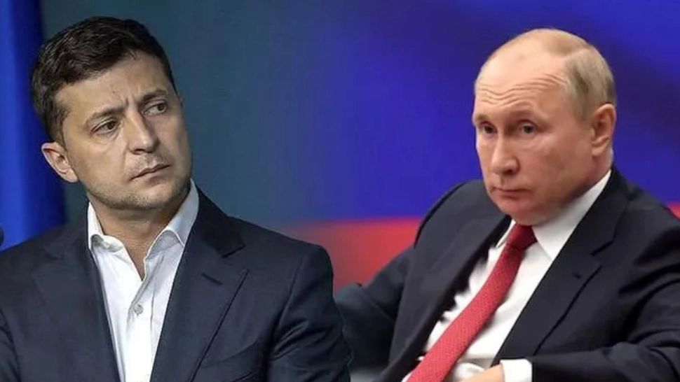 Volodimir Zelenski, președintele Ucrainei, vs. Vladimir Putin, președintele Rusiei
