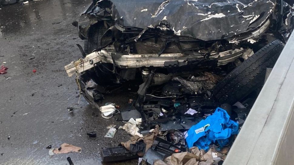 Accident CUMPLIT pe DN5, în județul Giurgiu: implicate două autotrenuri și două autoturisme. Trafic OPRIT