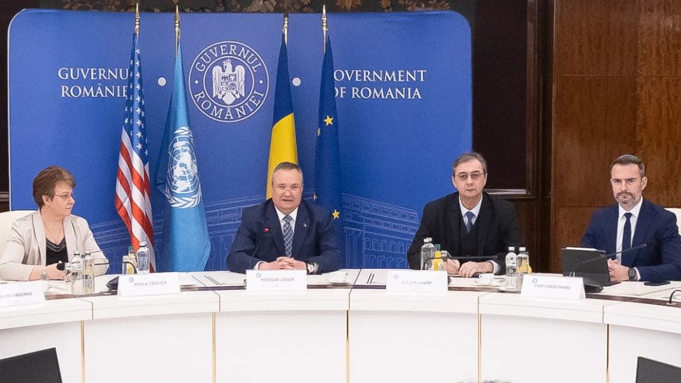 Premierul Ciucă, întâlnire de lucru cu delegația Înaltului Comisariat ONU pentru Refugiați: „Continuăm asistența umanitară de urgență”