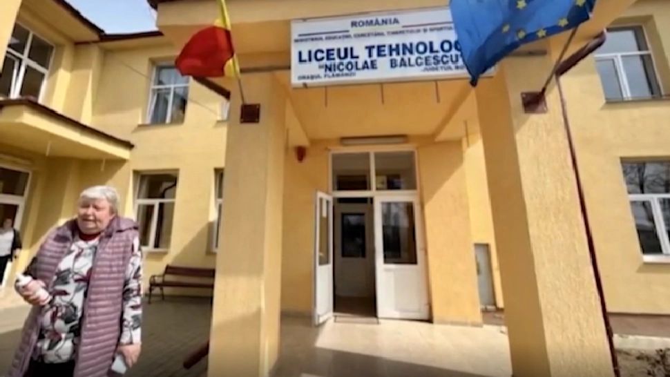 Incident școală Botoșani/ Captură video