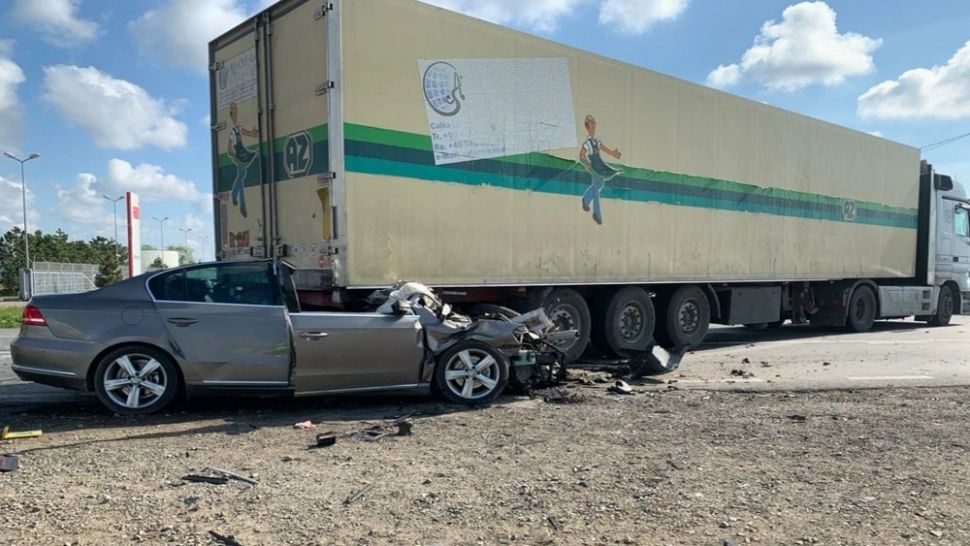 Accident mortal pe DN 2B