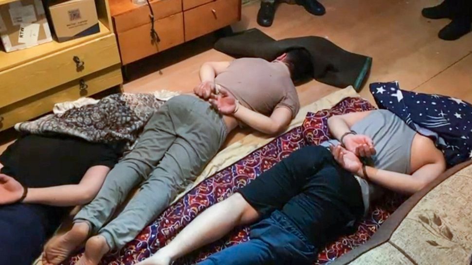 4 presupuși teroriști prinși de FSB. Foto/Profimedia