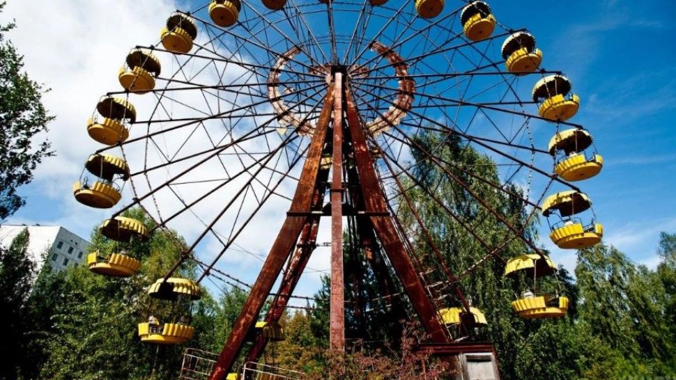 Roata parcului de distracții este fix ca la explozia din 1986. Foto/Unian