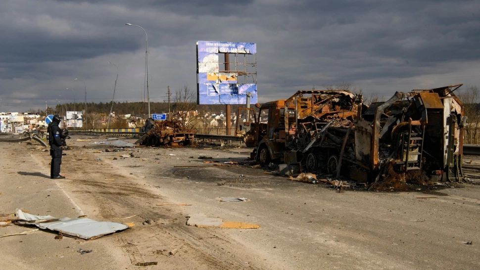 Război Ucraina-Rusia - Bombardamente Buchea, regiunea Kiev Foto: Profi Media