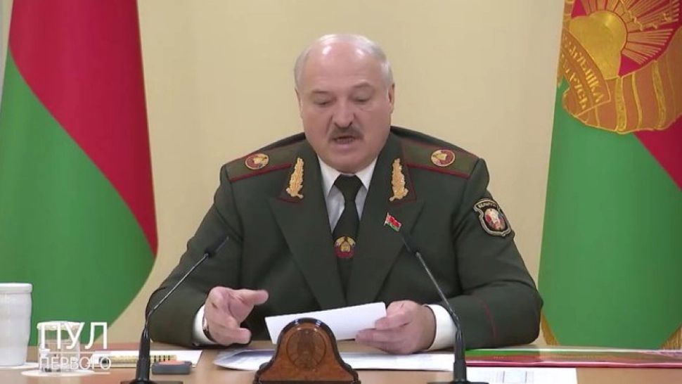 Alexander Lukașenko / Twitter The Kyiv Independent