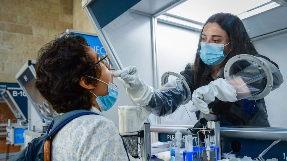 Testarea COVID-19 pe aeroport, Israel Foto: Time Of Israel