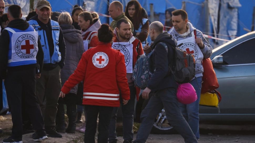 Toți civilii din Azovstal au fost evacuați. Foto/Profimedia