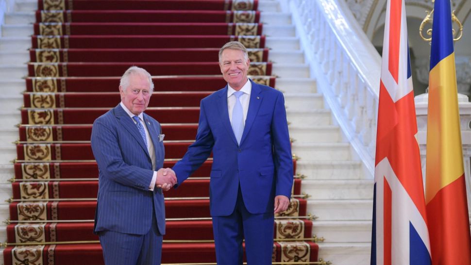 Prințul Charles și Klaus Iohannis