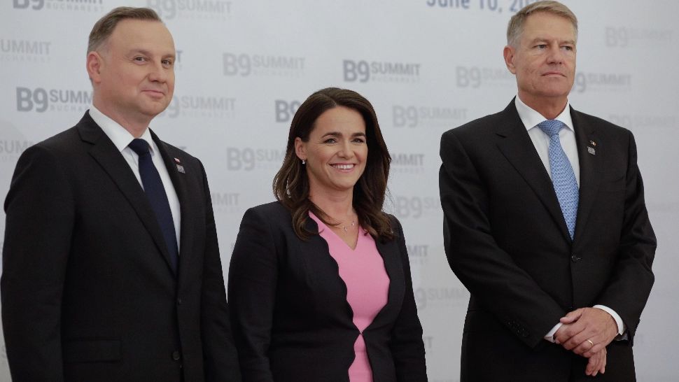   Președintele Poloniei, Andrzej Duda (stânga)/ Inquam Photos / George Călin