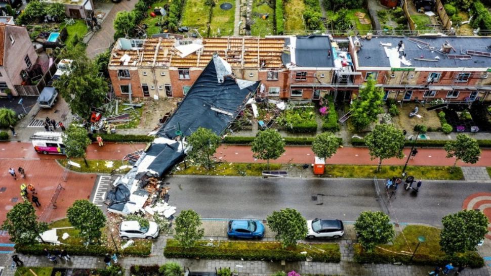 Tornadă puternică în Olanda / Sursa foto: Profi Media