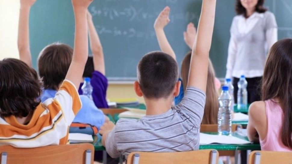 Elevi într-o sală de curs - imagine de arhivă