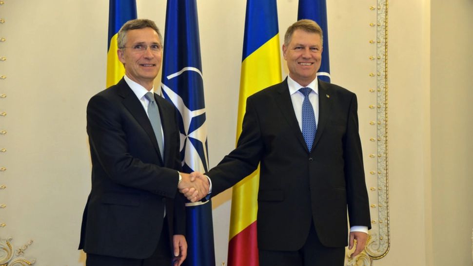 Klaus Iohannis și Jens Stoltenberg