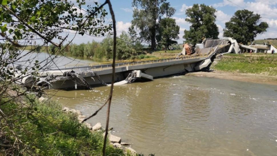 Podul de la Luțca (foto: Dezmembrări Roman/ FB)