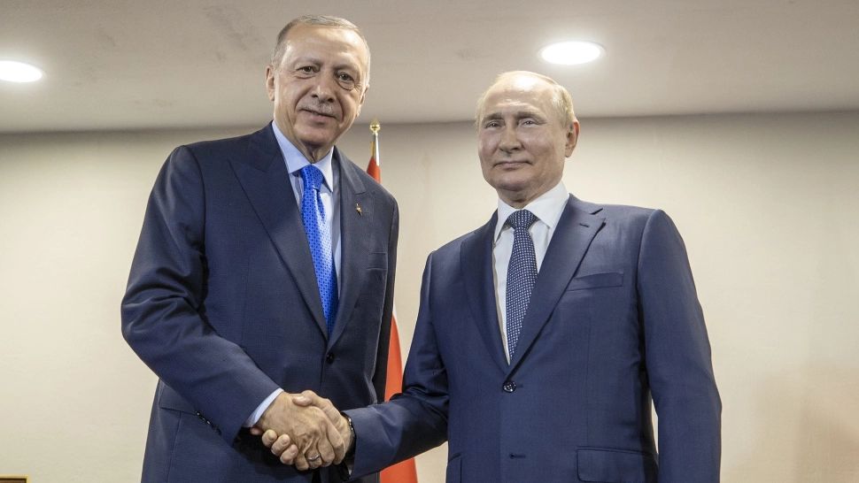 Putin și Erdogan, la Teheran, 19 iulie 2022 