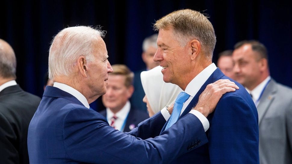 Iohannis, discuții cu Biden