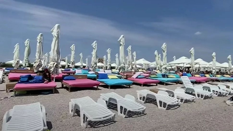 Plaje goale în Mamaia