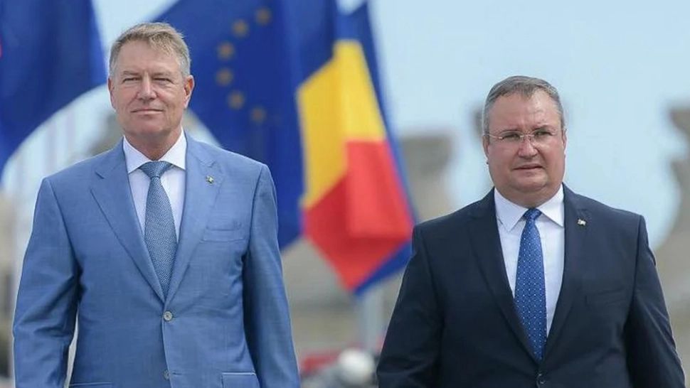 Klaus Iohannis și Nicolae Ciucă 