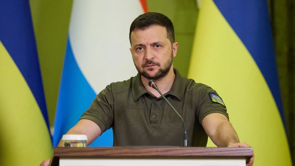 Volodimir Zelenski, președintele Ucrainei