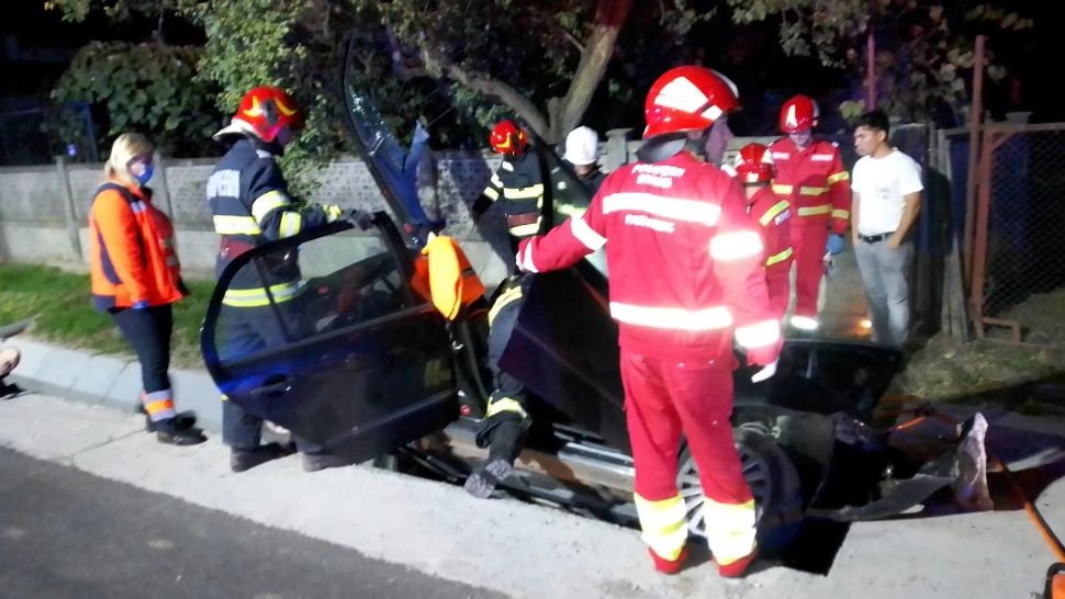 Accident grav în Vâlcea. Foto/ISU