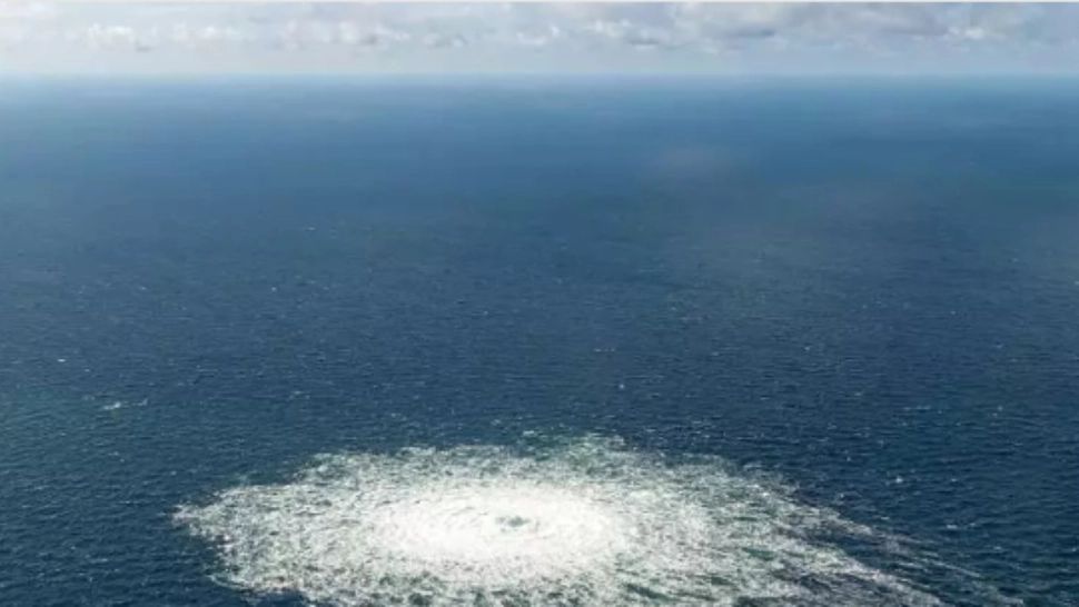 Scurgere de gaze din conducta Nord Stream/ Foto:Profimedia
