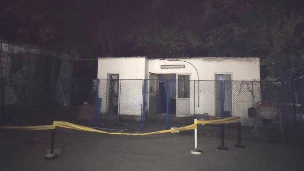 Explozie la Spitalul Târgu Jiu. Un bărbat a suferit arsuri pe faţă şi mâini