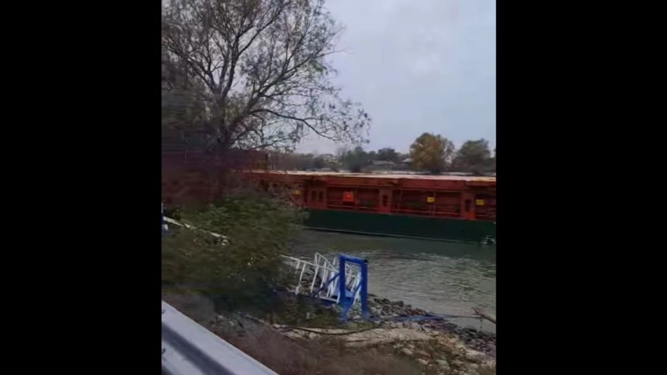 Navă/ Captură video Facebook Paul Lesnic Nane