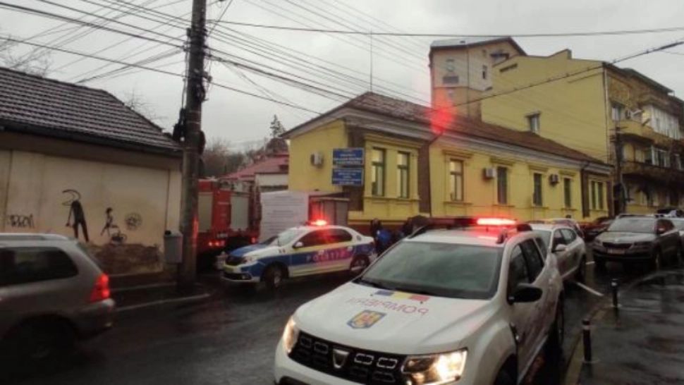 Incendiu Spital Copii Cluj/ Captură foto Știri de Cluj