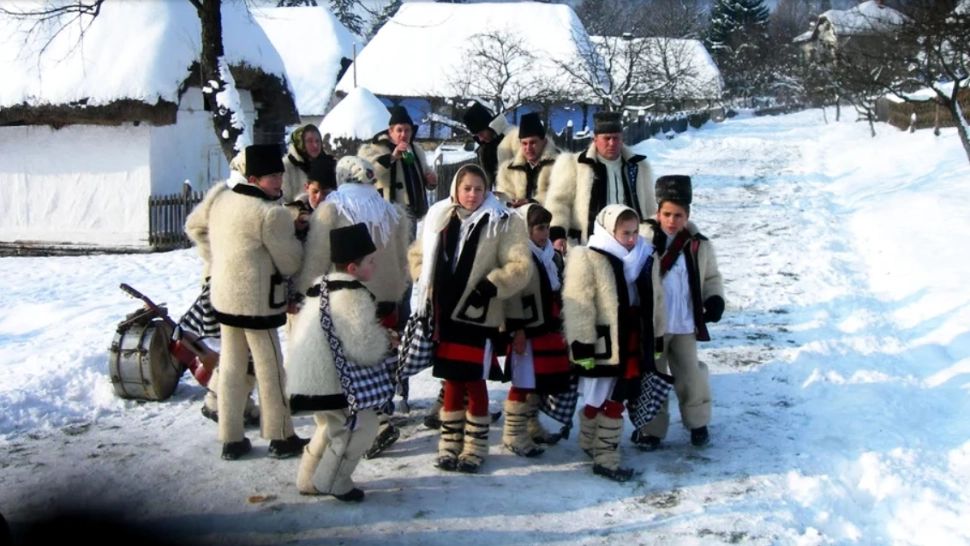 Colindători/ Captură foto Click.ro