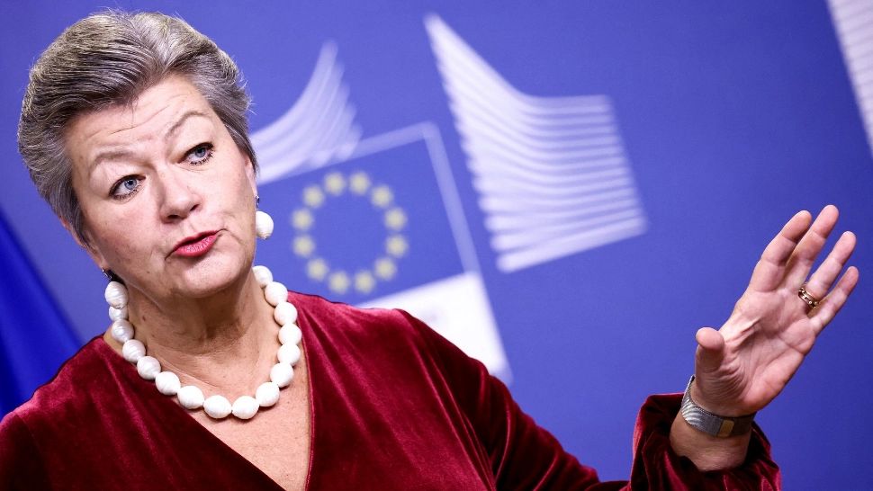 Comisarul european pentru afaceri interne, Ylva Johansson. Foto/Profimedia