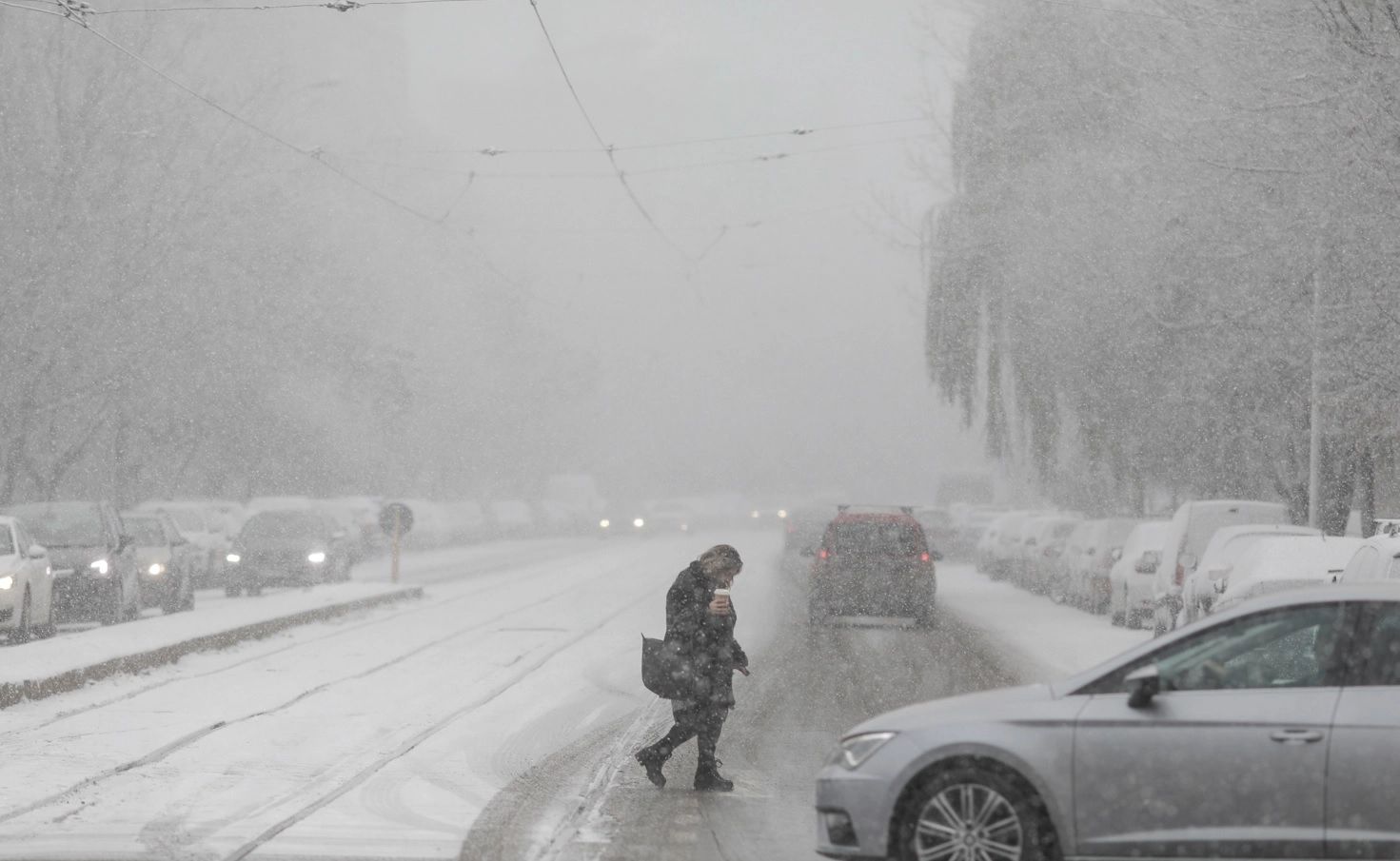 Ninsoare în București / Foto: Inquam Photos