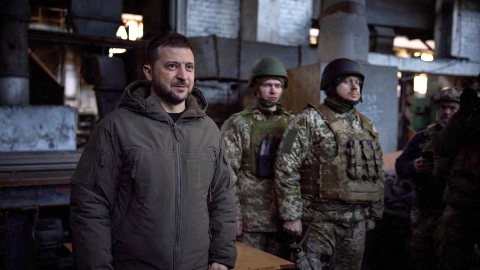 Volodimir Zelenski, vizită în zona Donețk / Arhivă foto Profimedia