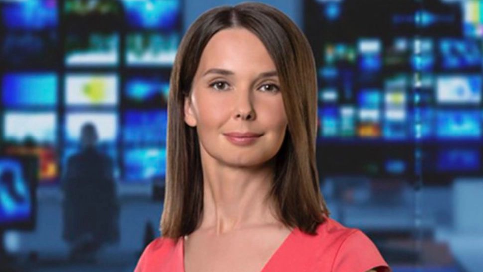 Jurnalista rusă Olga Zenkova/ Captură foto Twitter Visegrád 24