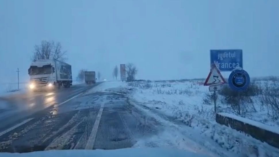 Județul Vrancea a intrat în starea de alertă. Foto/CNAIR