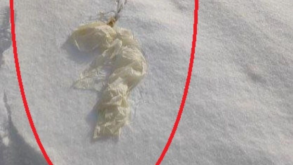 Balon rusesc pus la pământ/ Captură Twitter