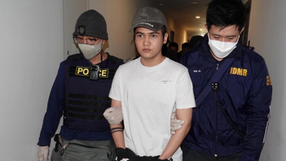 Traficant droguri/ Captură foto Bangkok Post