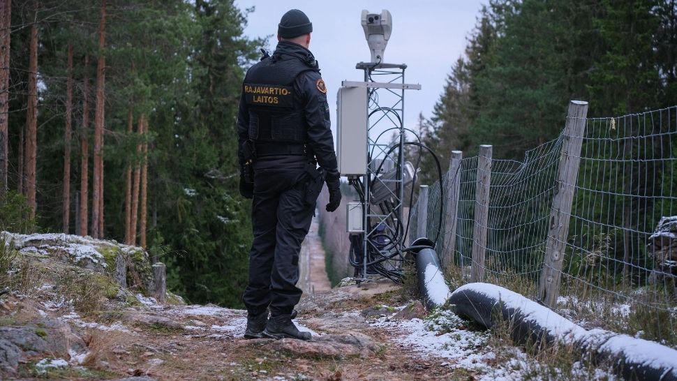 Granița dintre Finlanda și Rusia. Foto: Profimedia