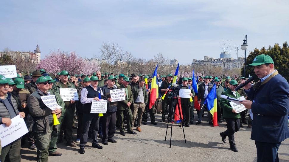 Protest al silvicultorilor (FB: Marius Nicolae Sepi)/ Arhivă foto