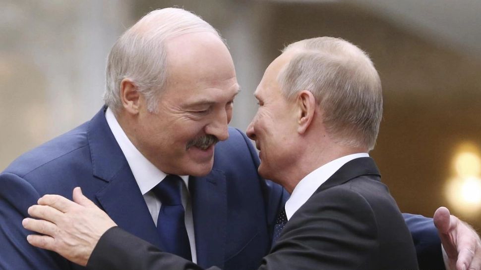 Vladimir Putin și Aleksandr Lukașenko
