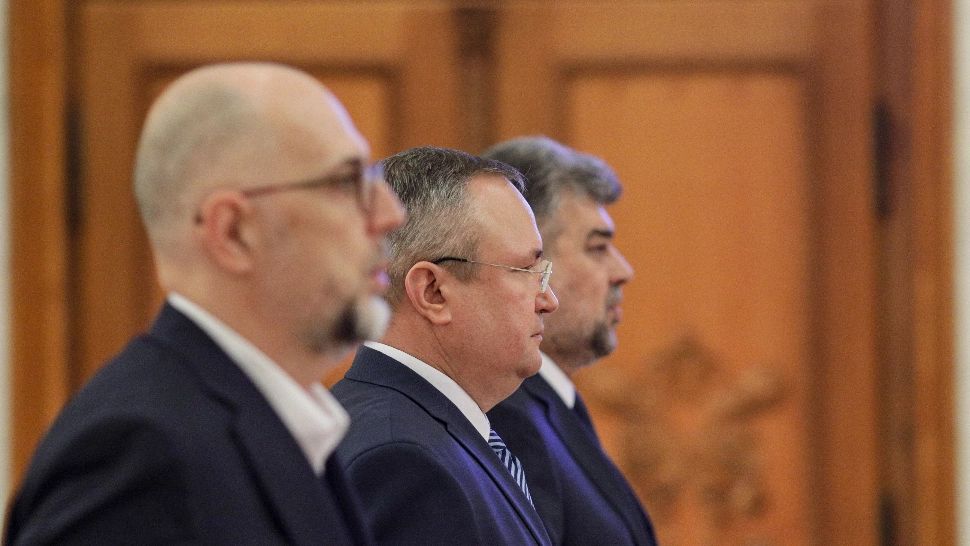 Hunor, pe vremea când era co-președinte al Coaliției. Foto/Inquam