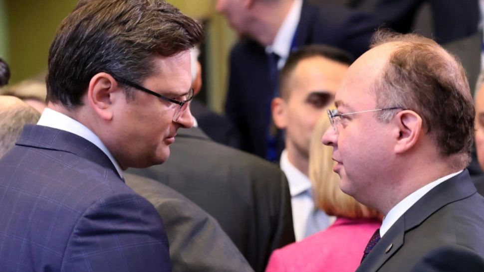 Dmitro Kuleba și Bogdan Aurescu Foto: Profi Media