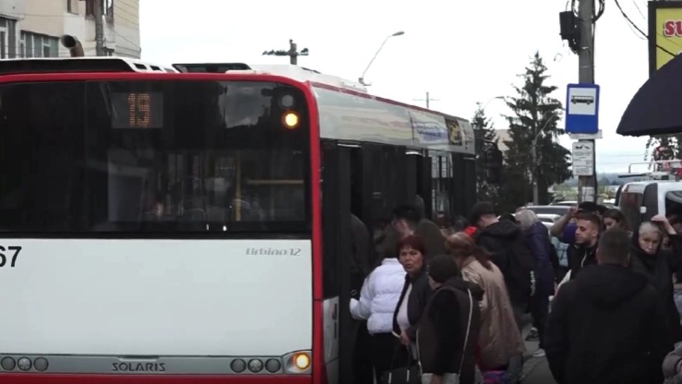 Agresiune autobuz/ Captură foto