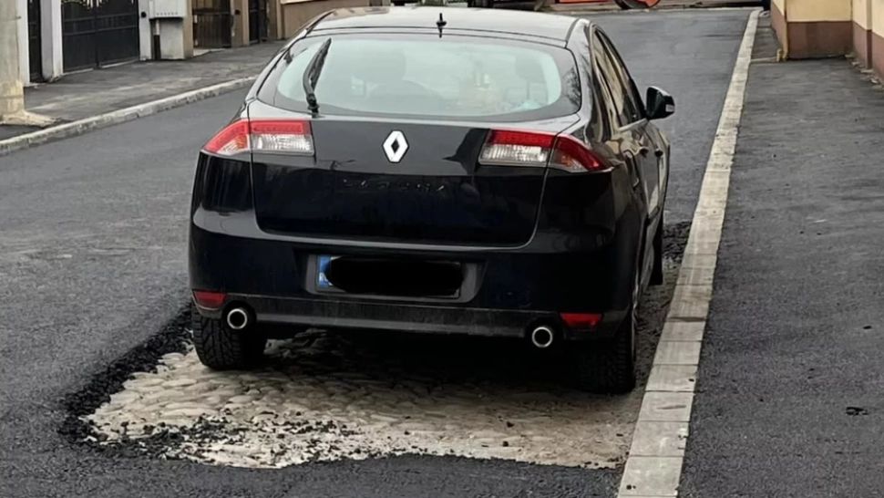 Asfaltare/ Captură foto Gazeta de Sud