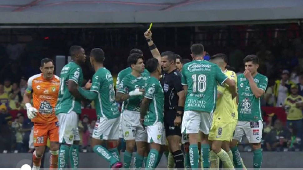 Meci de fotbal Club America și Leon/ Captură video Twitter