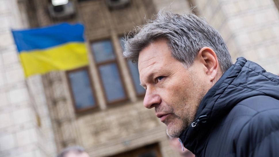 Robert Habeck în Ucraina/ Profimedia