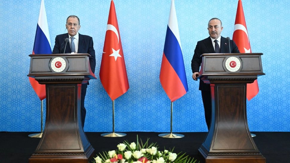 Serghei Lavrov și Mevlut Cavusoglu/ Profimedia