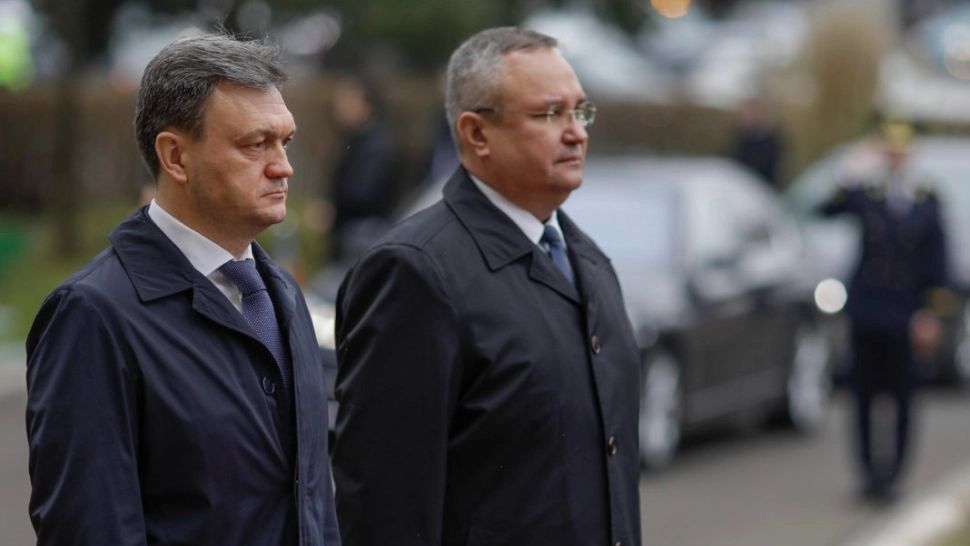 Dorin Recean și Nicolae Ciuca Foto: INQUAM/Octav Ganea
