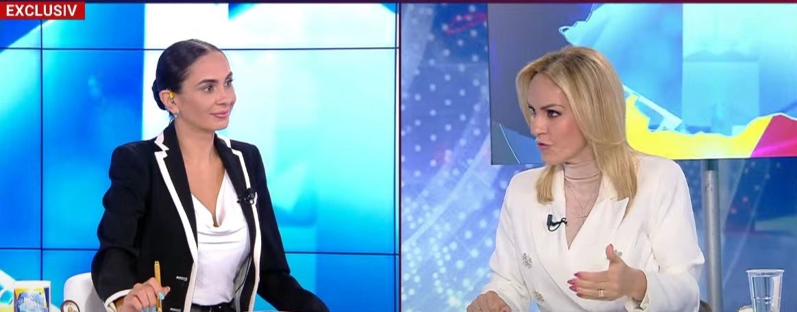 Gabriela Firea în emisiunea „România Suverană”. Foto/Captură video