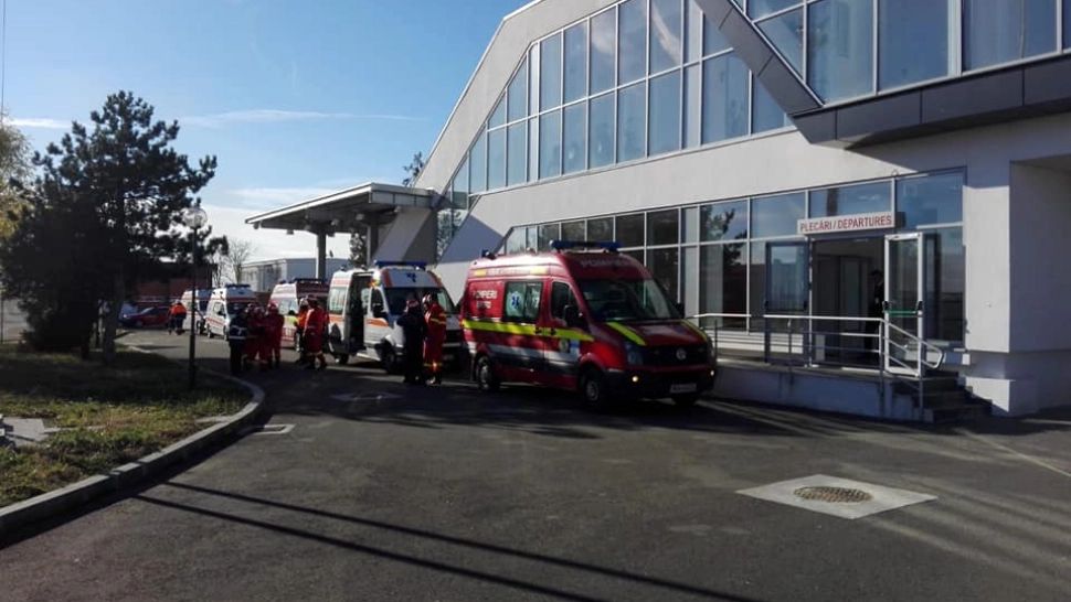 Momentul atacului de la aeroportul Chișinău