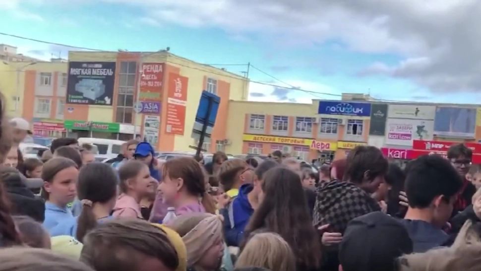 Busculadă Rusia/ Captură video