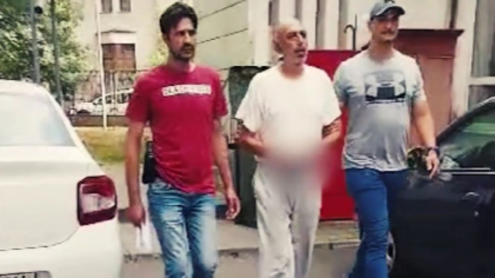 Violatorul în serie Giuseppe Bogdan (centru)/ Captură video